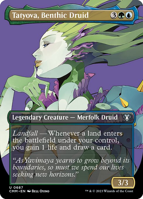 Tatyova, Benthic Druid [Borderless Foil]