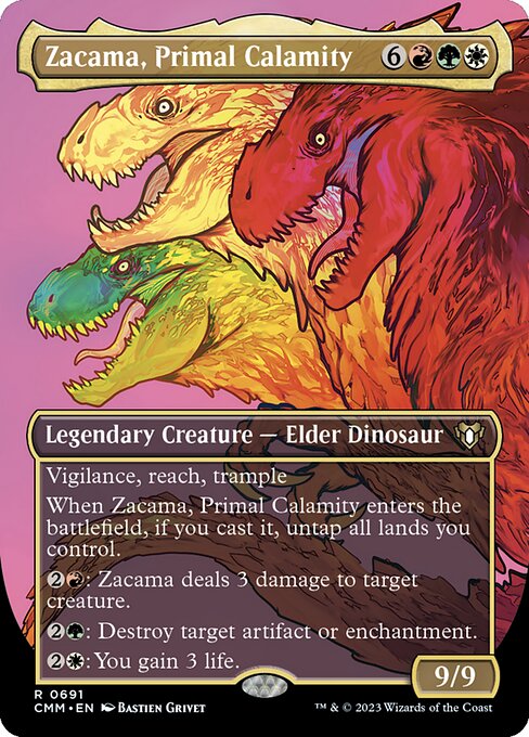 Zacama, Primal Calamity [Borderless Foil]