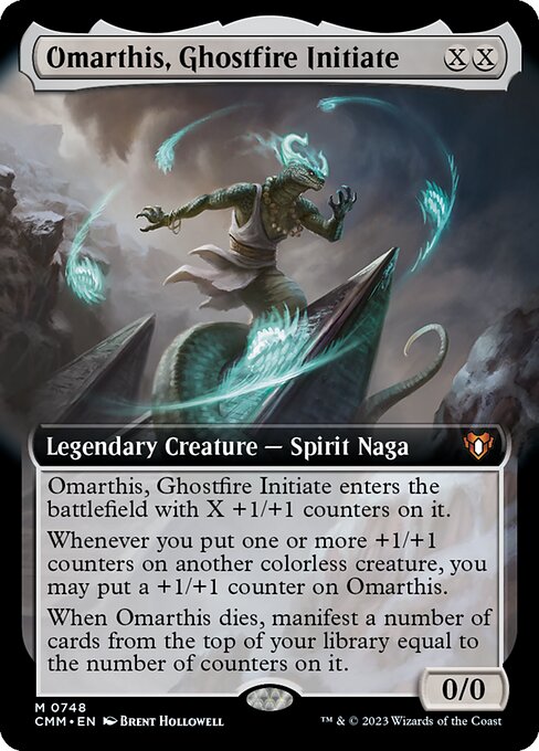 Omarthis, Ghostfire Initiate [Extended Artwork Foil]