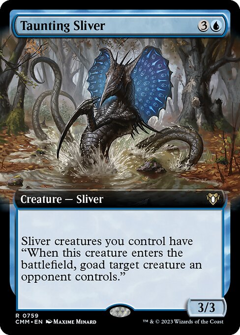 Taunting Sliver [Extended Artwork Foil]