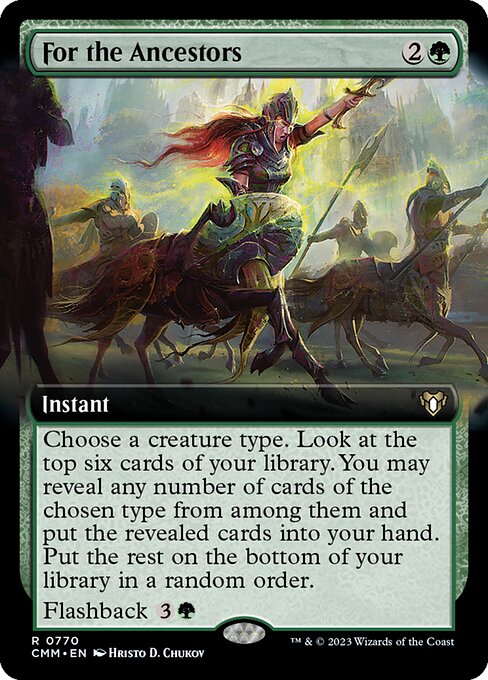 For the Ancestors [Extended Artwork Foil]