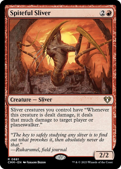 Spiteful Sliver [Foil]