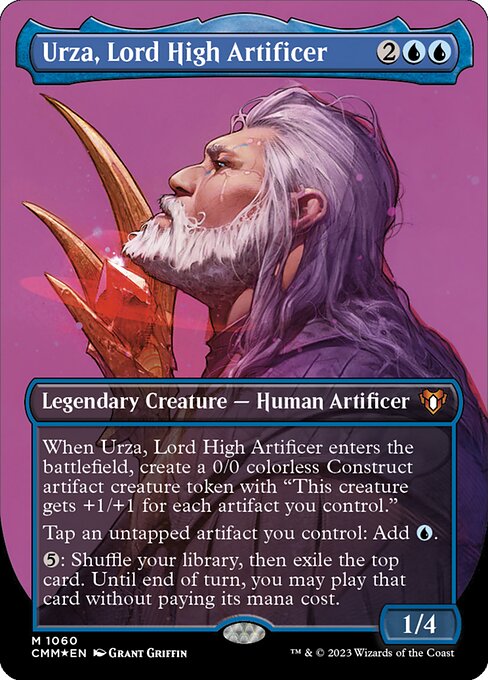 Urza, Lord High Artificer [Borderless Foil]