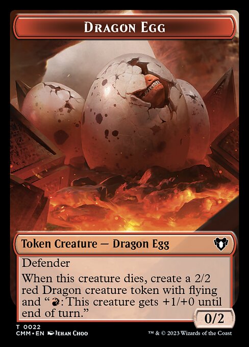 Dragon Egg Token TCMM