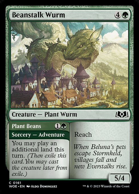 Beanstalk Wurm // Plant Beans [Foil]