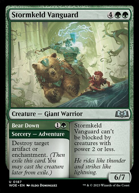 Stormkeld Vanguard // Bear Down [Foil]