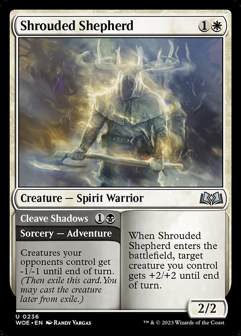 Shrouded Shepherd // Cleave Shadows [Foil]