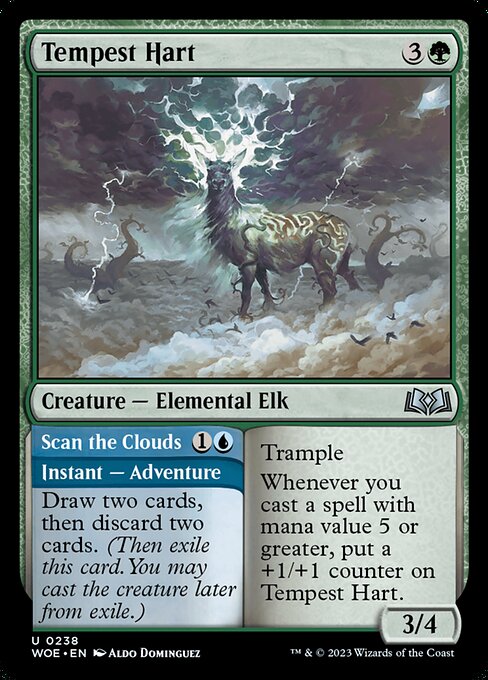 Tempest Hart // Scan the Clouds [Foil]