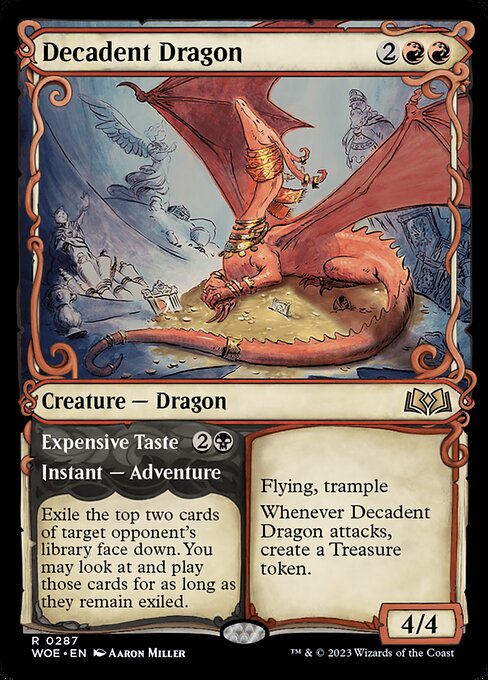 Decadent Dragon // Expensive Taste [Showcase Foil]