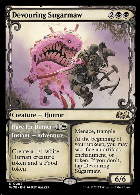 Devouring Sugarmaw // Have for Dinner [Showcase Foil]