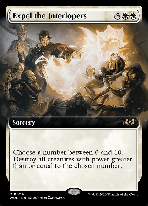 Expel the Interlopers [Extended Artwork Foil]
