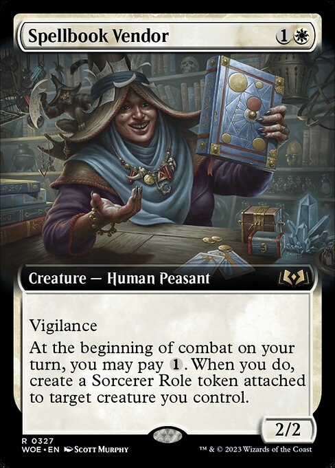 Spellbook Vendor [Extended Artwork Foil]