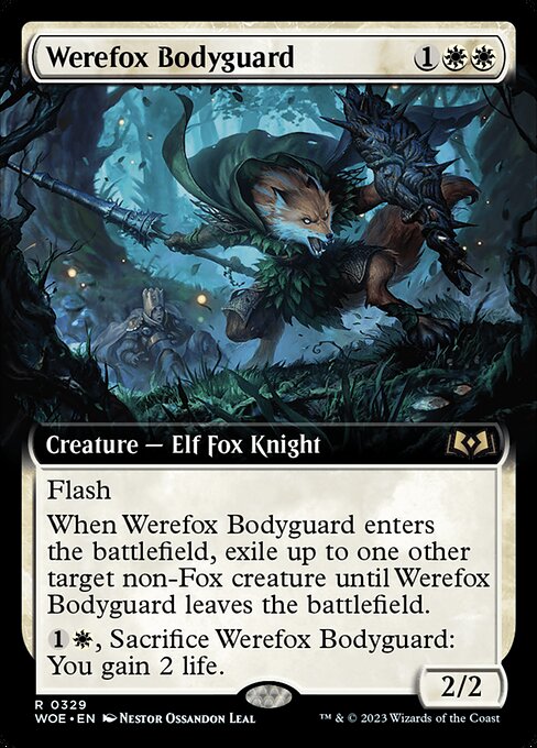 Werefox Bodyguard [Extended Artwork Foil]