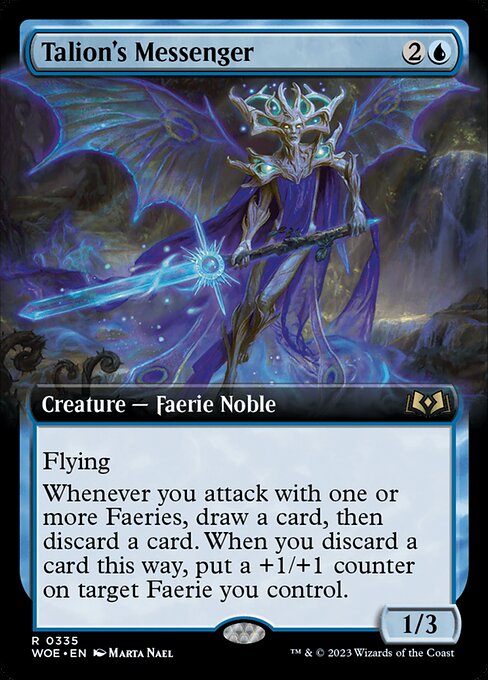 Talion's Messenger [Extended Artwork Foil]