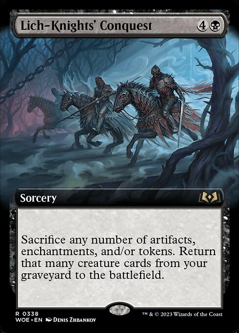 Lich-Knights' Conquest [Extended Artwork Foil]