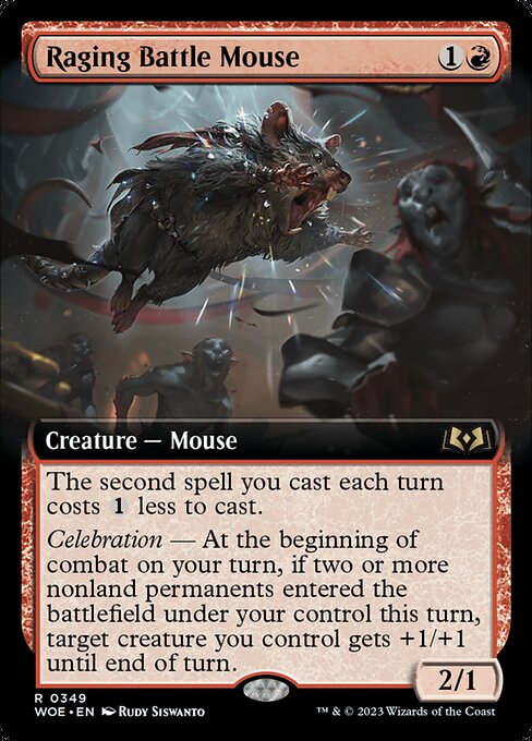 Raging Battle Mouse [Extended Artwork Foil]