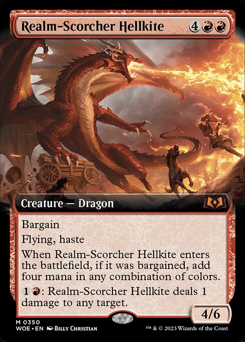 Realm-Scorcher Hellkite [Extended Artwork Foil]