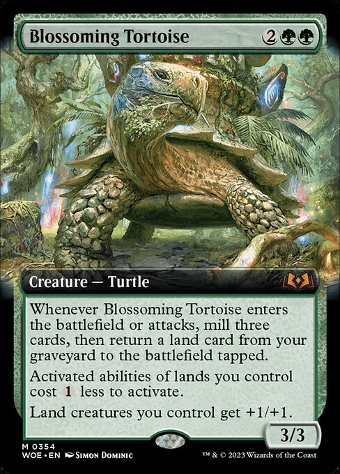 Blossoming Tortoise [Extended Artwork Foil]