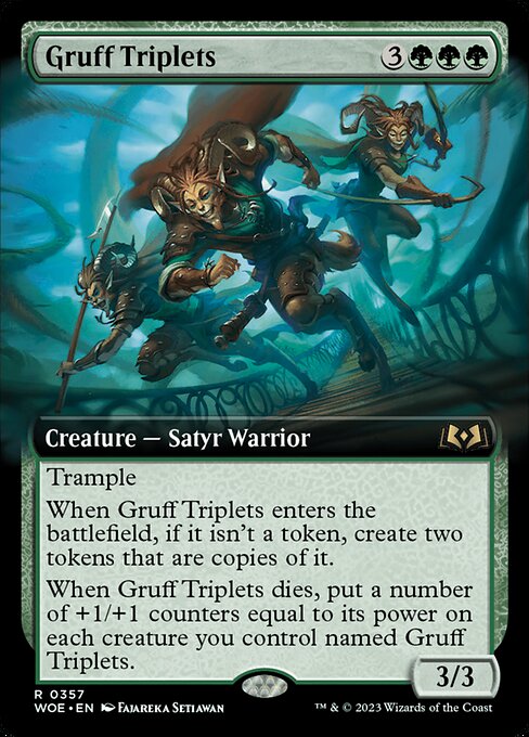 Gruff Triplets [Extended Artwork Foil]