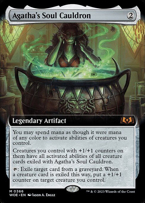 Agatha's Soul Cauldron [Extended Artwork Foil]