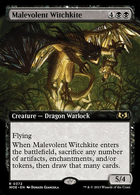 Malevolent Witchkite [Extended Artwork Foil]