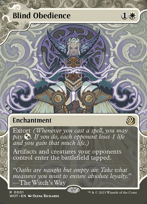 Blind Obedience [Borderless Showcase Foil]