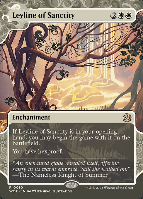 Leyline of Sanctity [Borderless Showcase Foil]