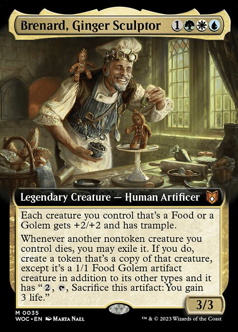 Brenard, Ginger Sculptor [Extended Artwork Foil]