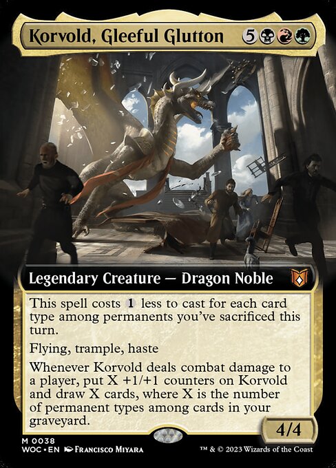 Korvold, Gleeful Glutton [Extended Artwork]