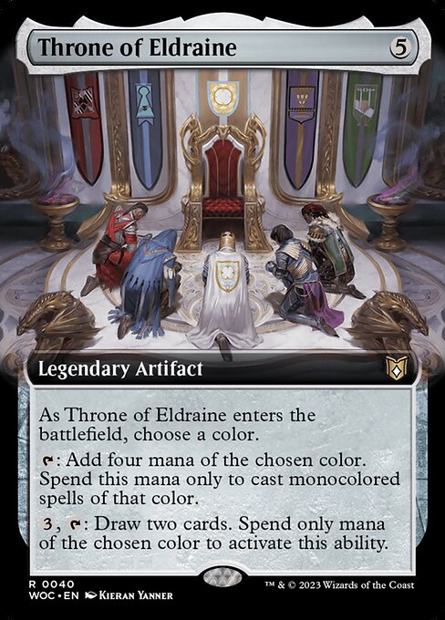 Throne of Eldraine [Extended Artwork Foil]