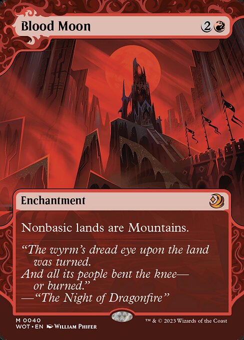 Blood Moon [Borderless Showcase Foil]