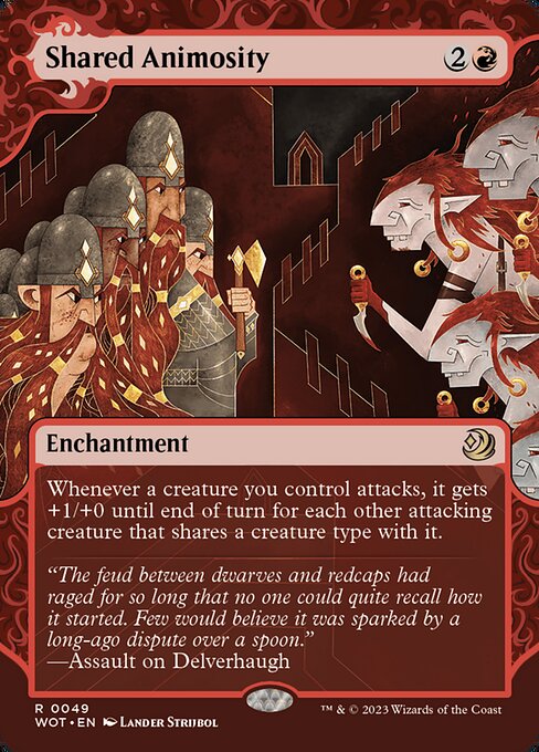 Shared Animosity [Borderless Showcase Foil]