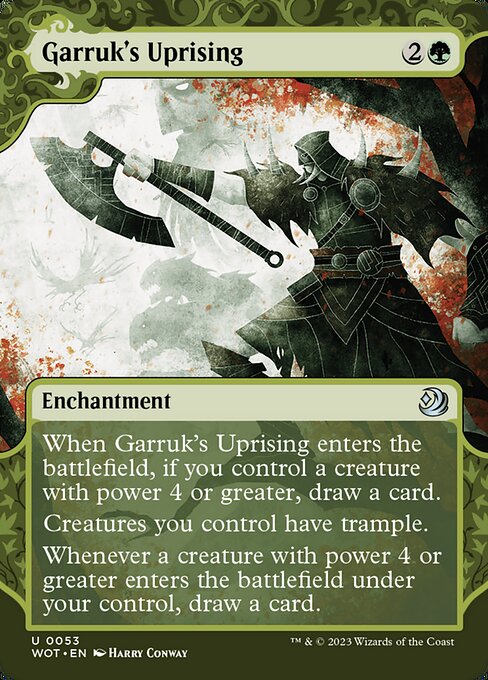 Garruk's Uprising [Borderless Showcase]