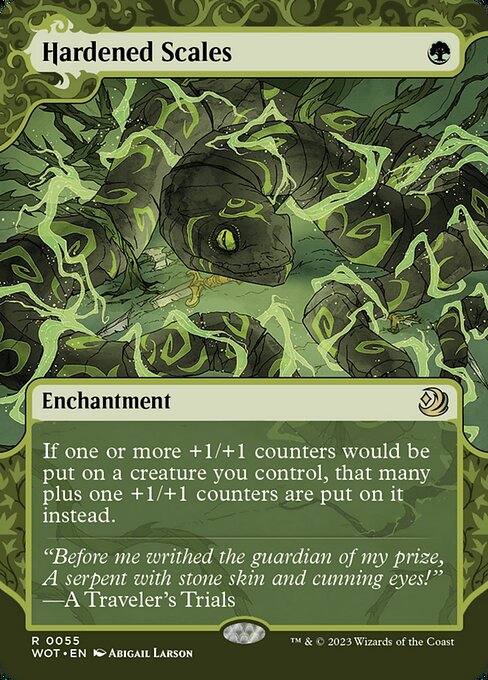 Hardened Scales [Borderless Showcase Foil]