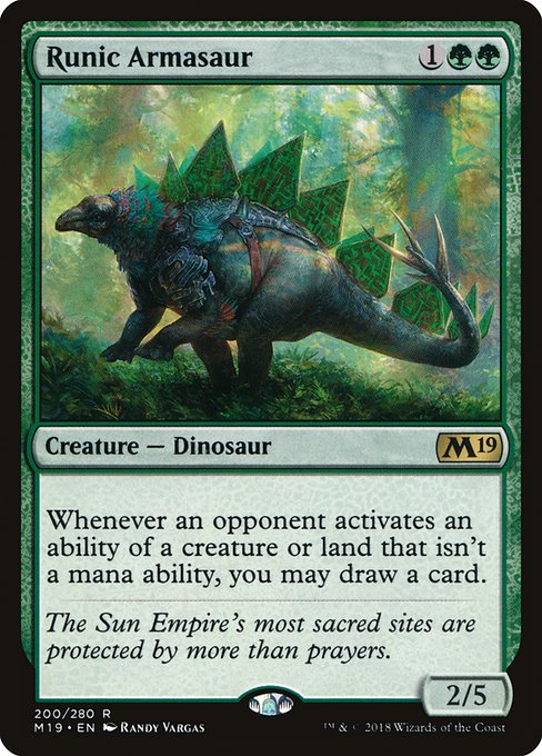 Runic Armasaur [Foil]