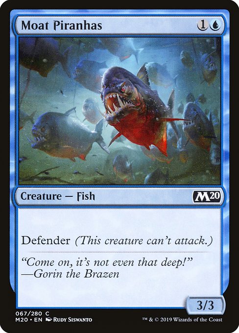 Moat Piranhas [Foil]