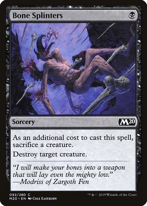 Bone Splinters [Foil]