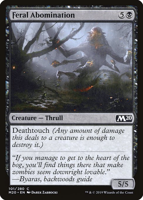 Feral Abomination [Foil]