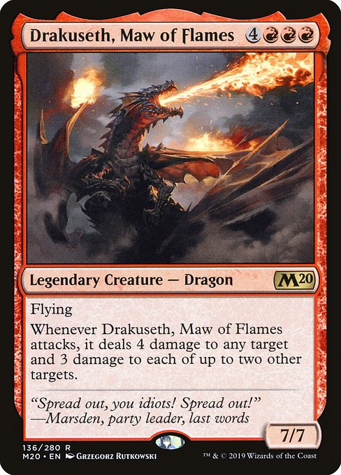 Drakuseth, Maw of Flames [Foil]