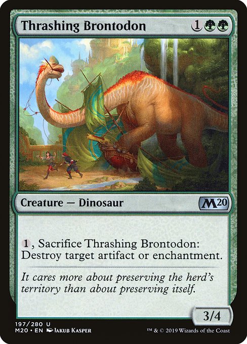 Thrashing Brontodon [Foil]