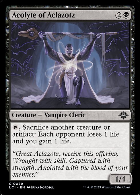 Acolyte of Aclazotz [Foil]