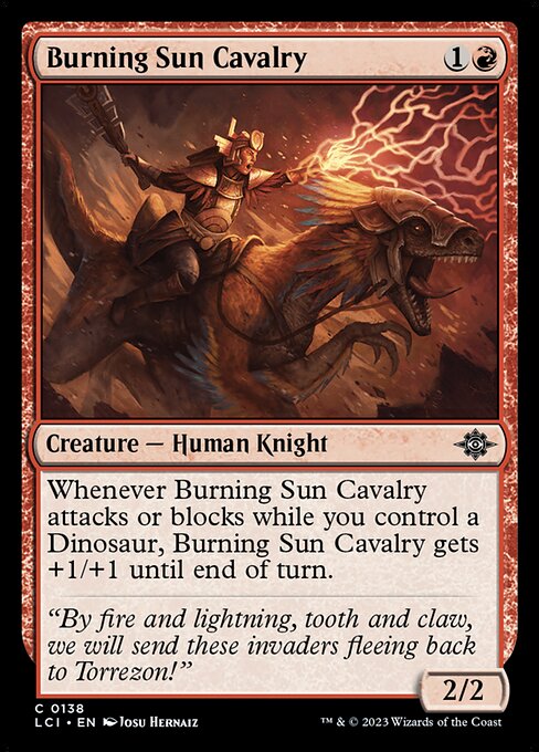 Burning Sun Cavalry [Foil]