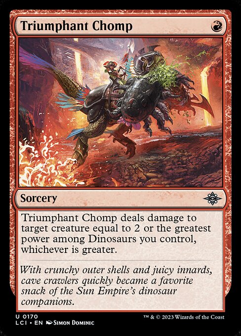Triumphant Chomp [Foil]