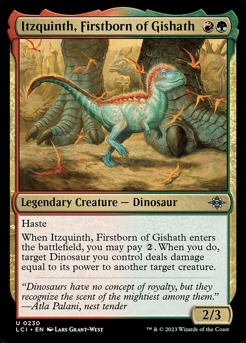 Itzquinth, Firstborn of Gishath [Foil]
