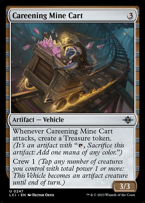 Careening Mine Cart [Foil]