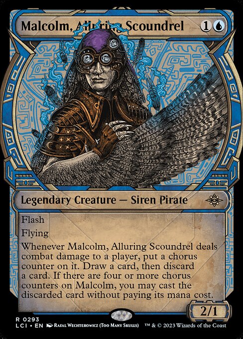 Malcolm, Alluring Scoundrel [Showcase Foil]