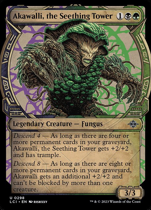 Akawalli, the Seething Tower [Showcase Foil]