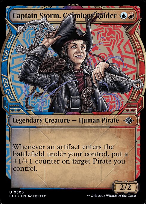 Captain Storm, Cosmium Raider [Showcase Foil]