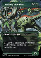 Thrashing Brontodon [Borderless]