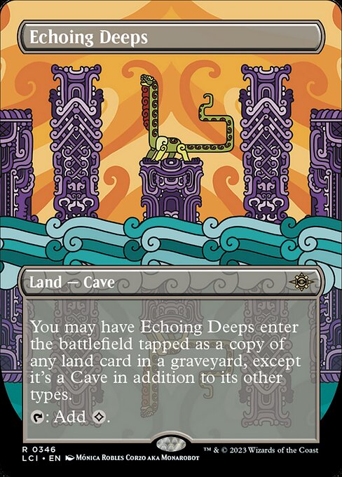 Echoing Deeps [Borderless Foil]